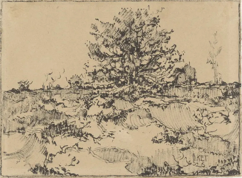 Heide bij Ede Wall Art by Unknown - High-Resolution Digital Print
