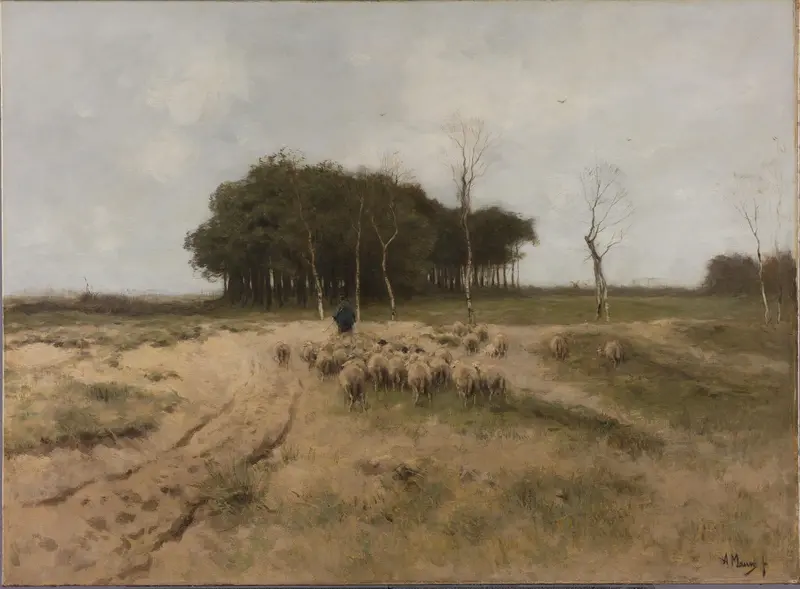 Heide bij Laren Wall Art by Anton Mauve - High-Resolution Digital Print