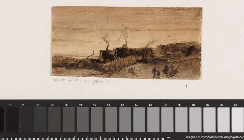 Heide, het gehucht Donsbruggen bij Kleef Wall Art by Unknown - High-Resolution Digital Print