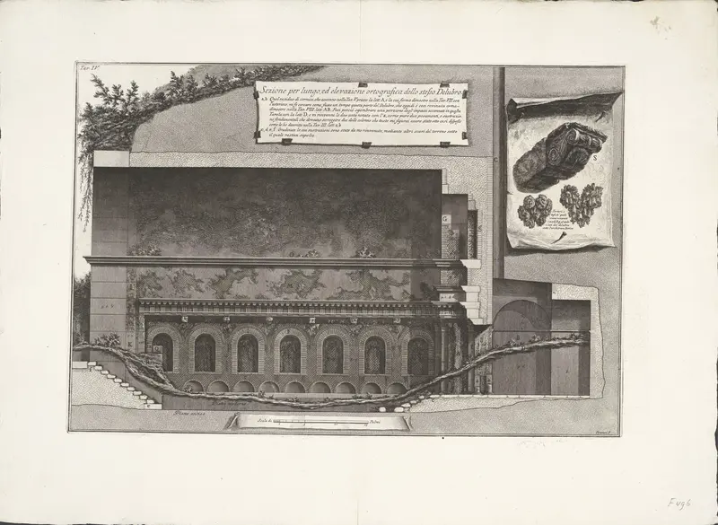 Heiligdom in versierde grot bij Meer van Albano Wall Art by Unknown - High-Resolution Digital Print