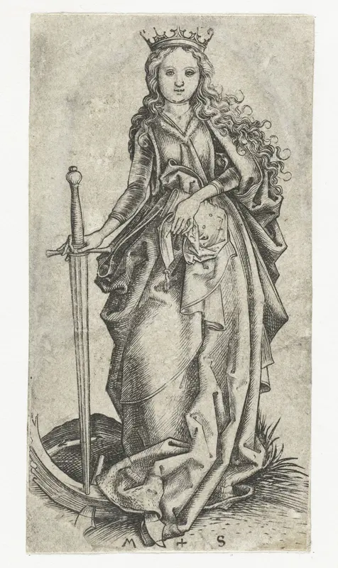 Heilige Catharina van Alexandrië Wall Art by Unknown - High-Resolution Digital Print
