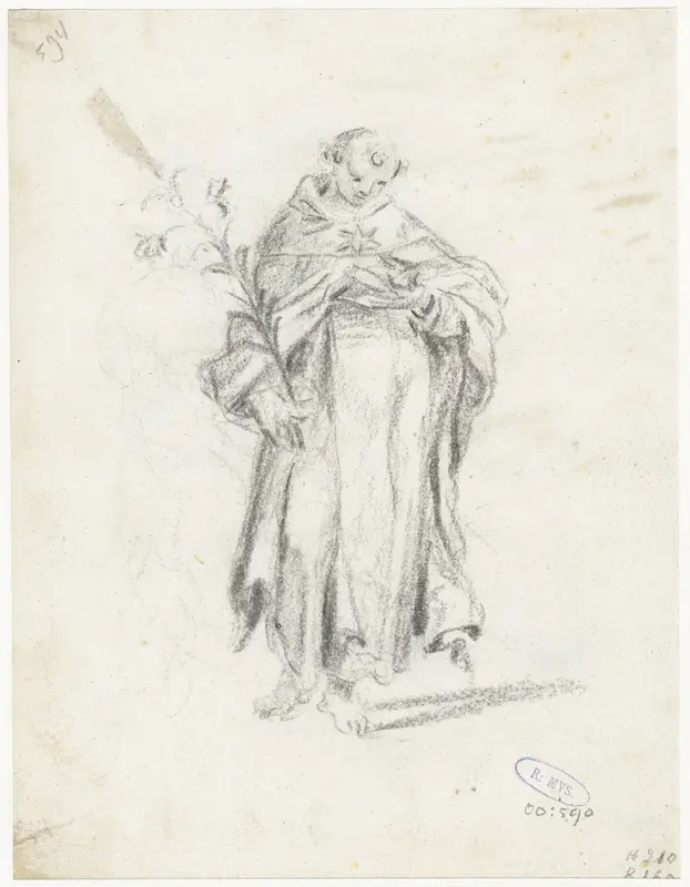 Heilige Dominicus Guzman Wall Art by Moses ter Borch - High-Resolution Digital Print