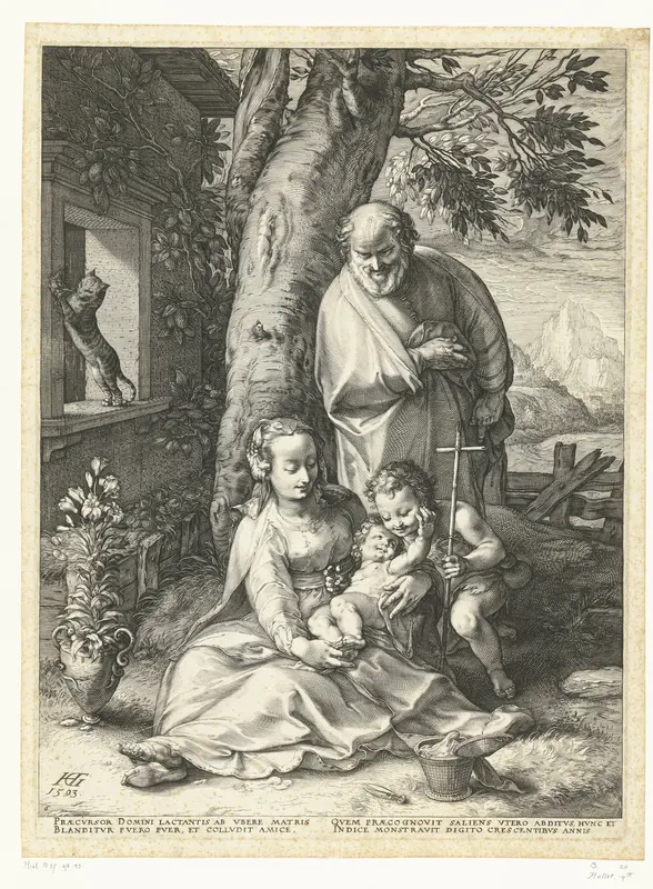 Heilige Familie met Johannes de Doper Wall Art by Federico Barocci - High-Resolution Digital Print