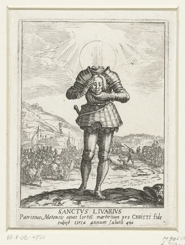 Heilige Livarius Wall Art by Jacques Callot - High-Resolution Digital Print