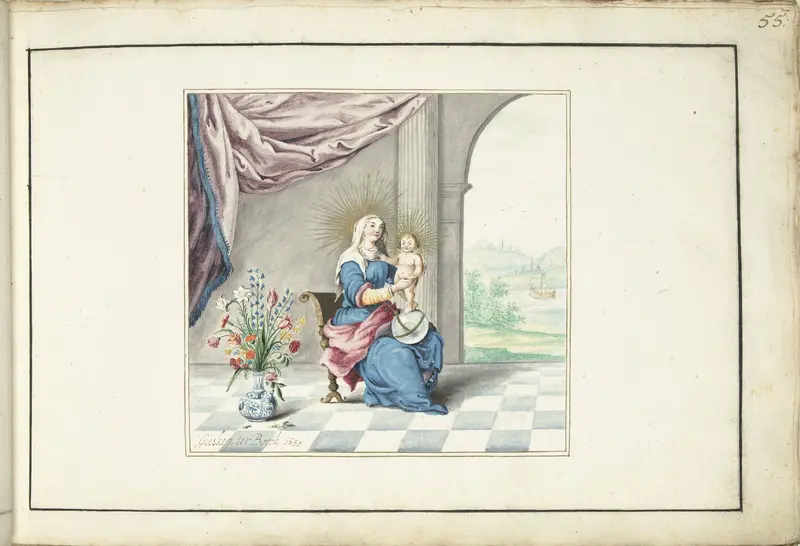 Heilige Maagd met het Kind Wall Art by Unknown - High-Resolution Digital Print