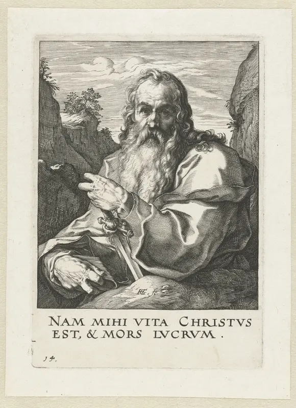Heilige Paulus Wall Art by Hendrick Goltzius - High-Resolution Digital Print