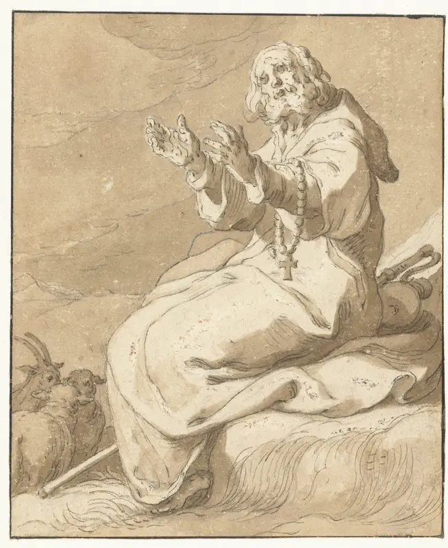 Heilige Serapion Sindonita Wall Art by Abraham Bloemaert - High-Resolution Digital Print