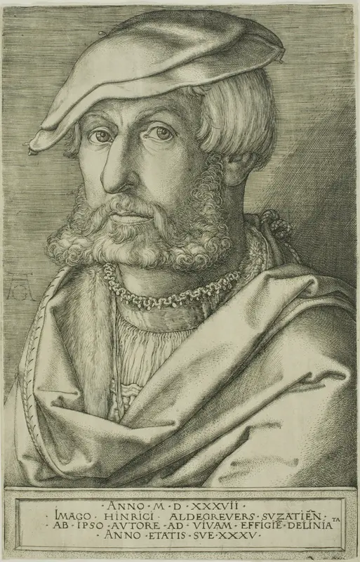 Heinrich Aldegrever, Aged 35