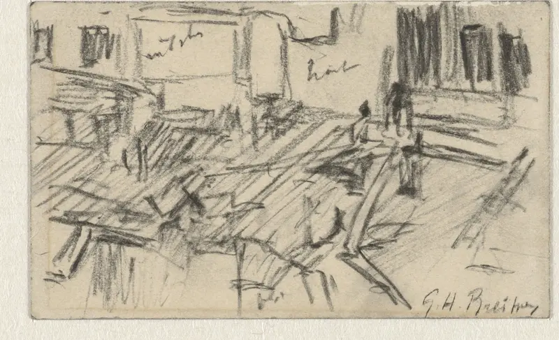 Heiwerkzaamheden Wall Art by George Hendrik Breitner - High-Resolution Digital Print