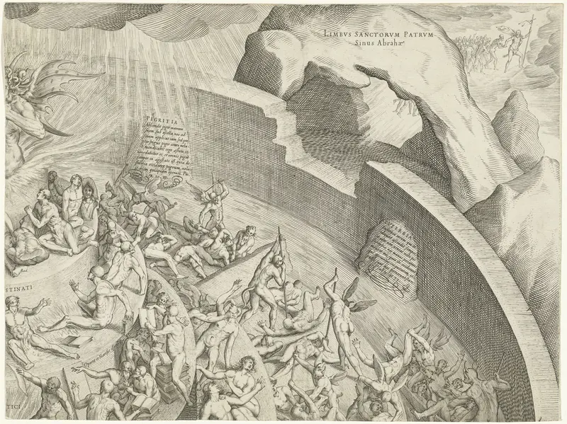 Hel en vagevuur (deel rechtsboven) Wall Art by Jacques Callot - High-Resolution Digital Print