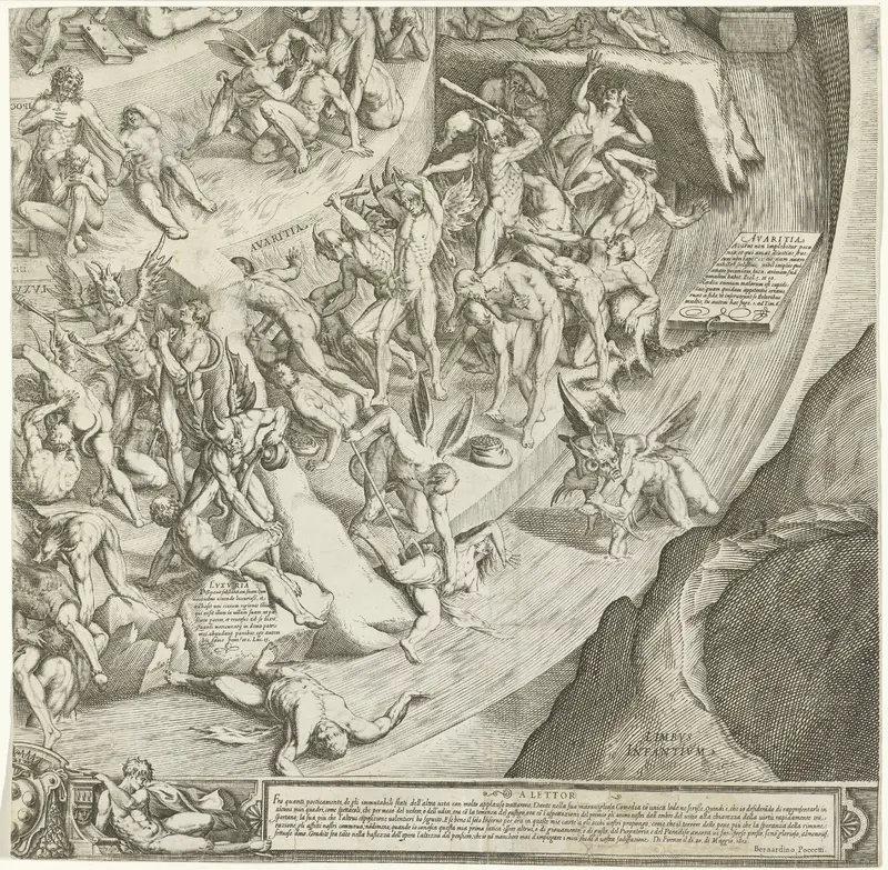 Hel en vagevuur (deel rechtsonder) Wall Art by anonymous - High-Resolution Digital Print