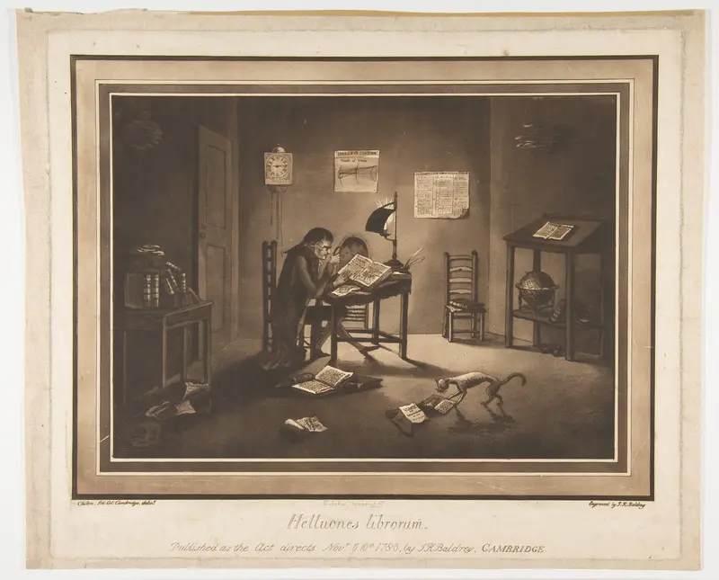 Helluones librorum (Bookworms) Wall Art by Joshua Kirby Baldrey - High-Resolution Digital Print