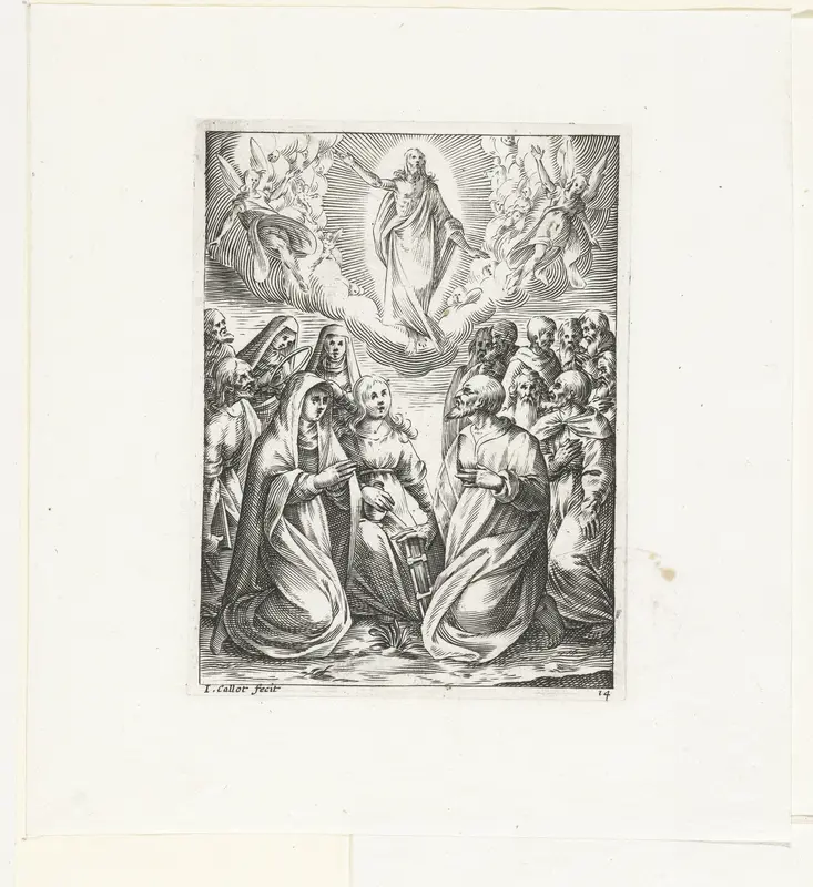 Hemelvaart van Christus Wall Art by Unknown - High-Resolution Digital Print