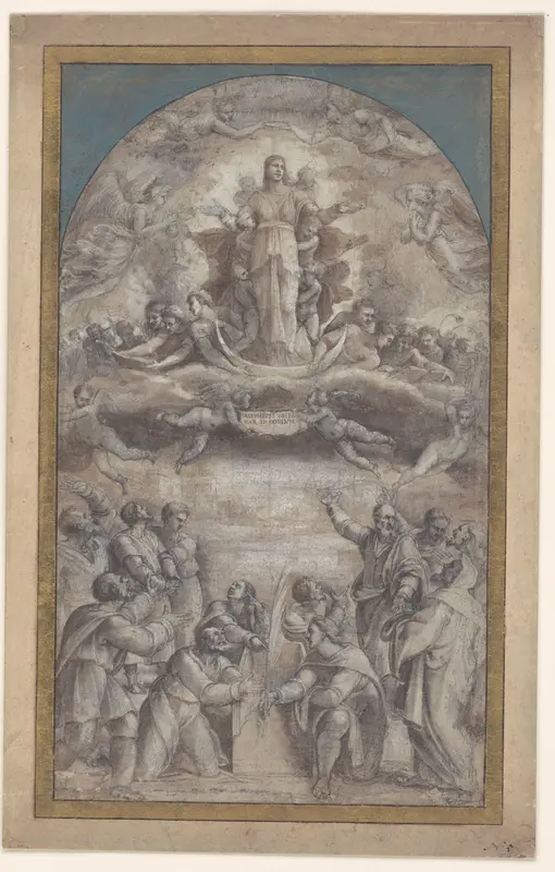 Hemelvaart van Maria Wall Art by Sebastiano del Piombo - High-Resolution Digital Print