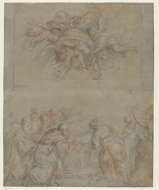 Hemelvaart van Maria Wall Art by Francesco II Bassano - High-Resolution Digital Print