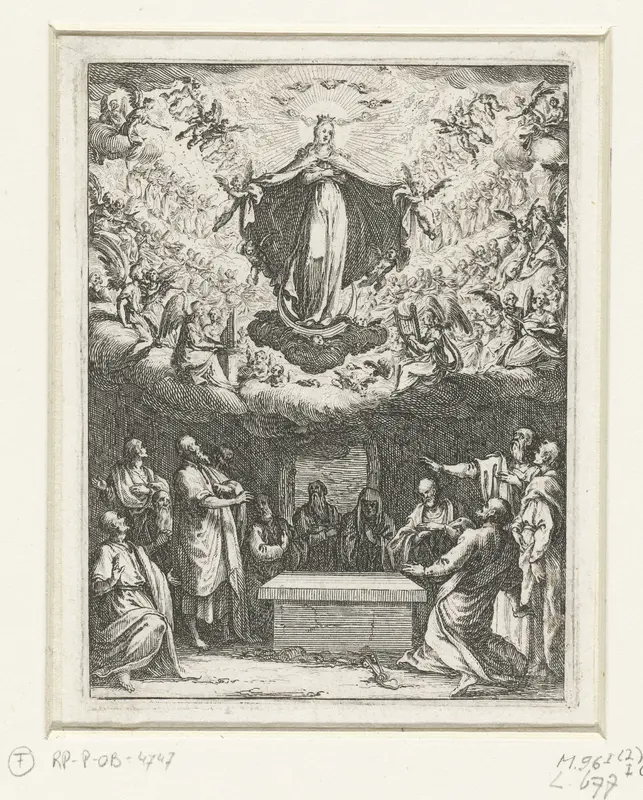 Hemelvaart van Maria Wall Art by Jacques Callot - High-Resolution Digital Print