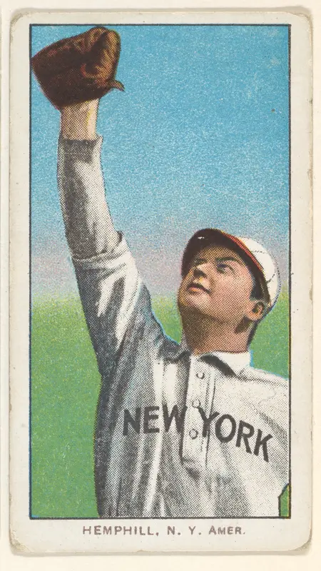 Hemphill, New York, American League, from the White Border series (T206) for the American Tobacco Company Wall Art by American Tobacco Company - High-Resolution Digital Print
