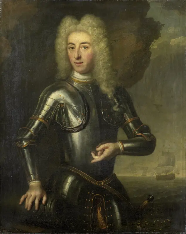 Hendrik Lijnslager (1693-1768). Kapitein ter zee bij de Admiraliteit van Amsterdam Wall Art by anonymous - High-Resolution Digital Print