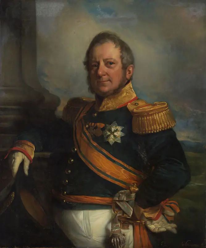 Hendrik Merkus baron de Kock (1779-1845). Legercommandant en na 1826 luitenant-gouverneur-generaal Wall Art by Unknown - High-Resolution Digital Print