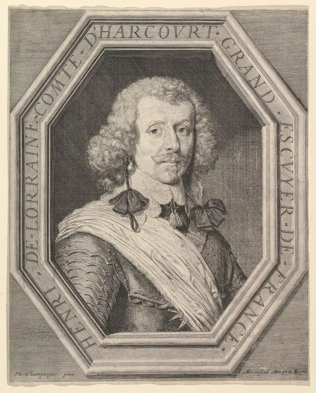 Henri de Lorraine, comte d'Harcourt Wall Art by Jean Morin - High-Resolution Digital Print