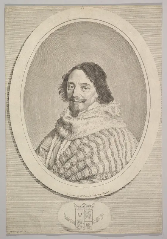Henri de Mesmes Wall Art by Claude Mellan - High-Resolution Digital Print