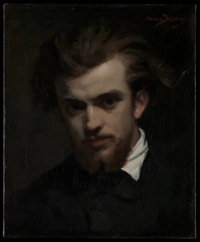 Henri Fantin-Latour (1836–1904) Wall Art by Carolus-Duran (Charles-Auguste-Emile Durant) - High-Resolution Digital Print