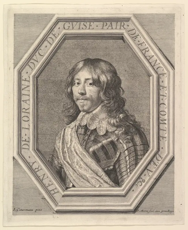 Henri II de Lorraine, duc de Guise Wall Art by Jean Morin - High-Resolution Digital Print