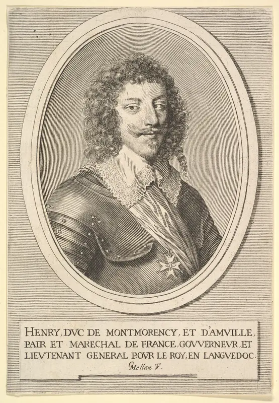 Henri II de Montmorency Wall Art by Claude Mellan - High-Resolution Digital Print