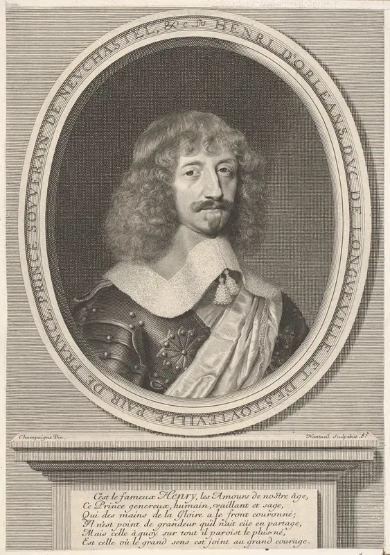 Henri II d'Orléans, Duc de Longueville Wall Art by Robert Nanteuil - High-Resolution Digital Print