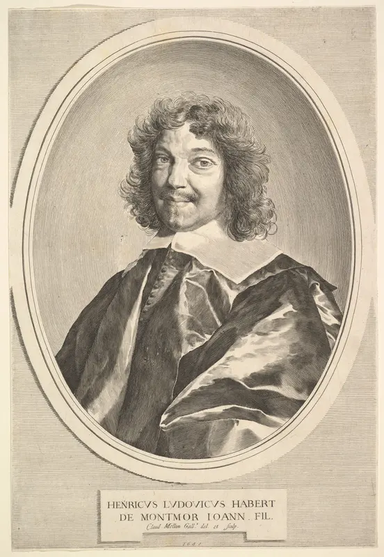Henri-Louis Habert de Montmor Wall Art by Claude Mellan - High-Resolution Digital Print