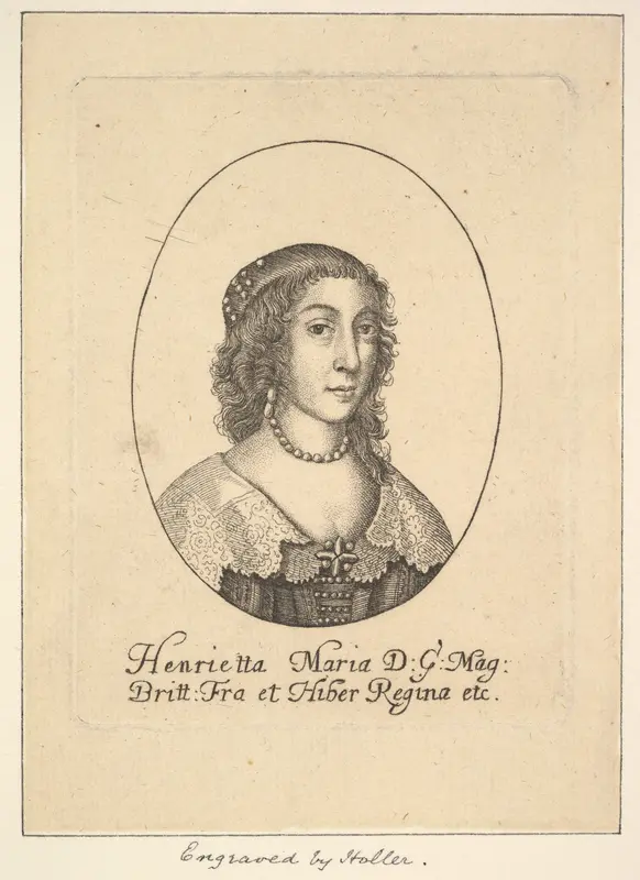 Henrietta Maria Wall Art by Wenceslaus Hollar - High-Resolution Digital Print