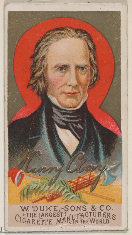 Henry Clay, from the series Great Americans (N76) for Duke brand cigarettes Wall Art by W. Duke, Sons & Co. - High-Resolution Digital Print