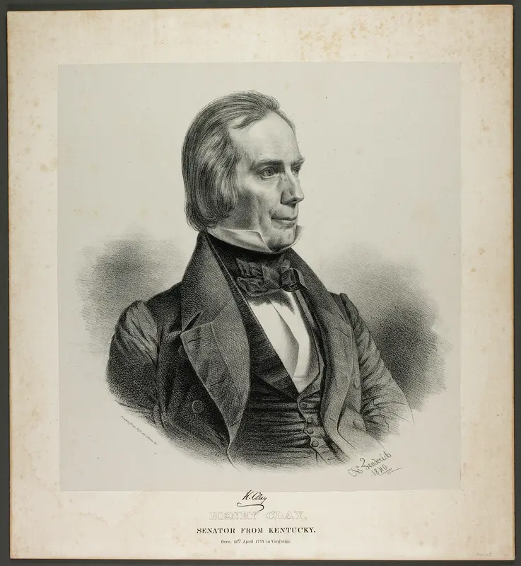 Henry Clay, Senator from Kentucky Wall Art by Charles Fenderich - High-Resolution Digital Print