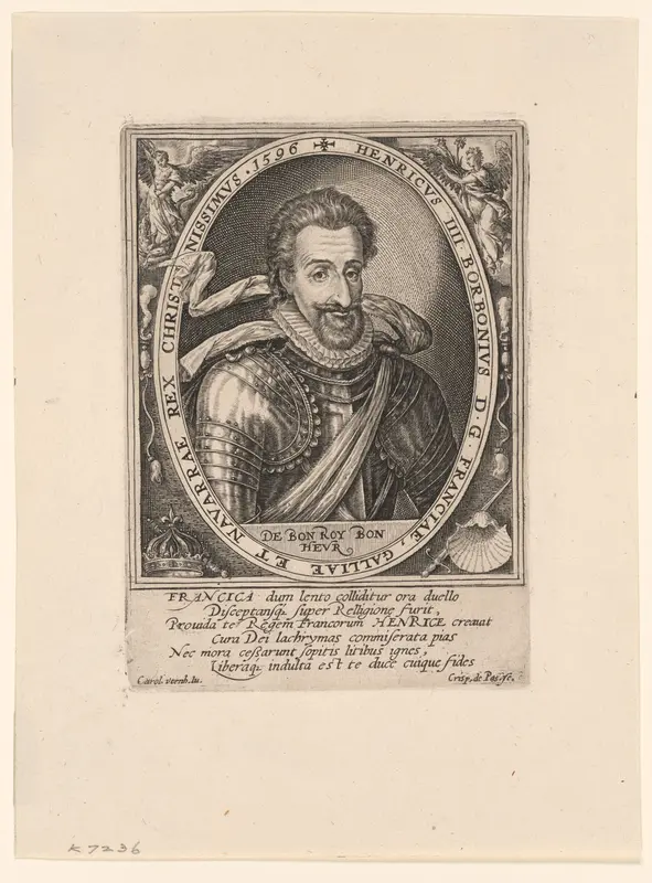 Henry IV, King of France Wall Art by Crispijn van de Passe, I - High-Resolution Digital Print
