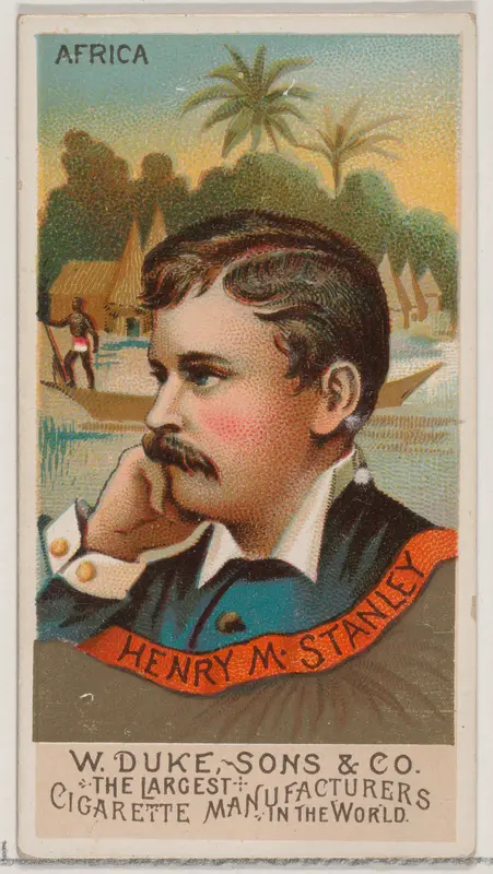 Henry McStanley, from the series Great Americans (N76) for Duke brand cigarettes Wall Art by W. Duke, Sons & Co. - High-Resolution Digital Print