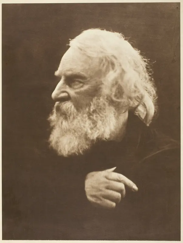 Henry Wadsworth Longfellow Wall Art by Julia Margaret Cameron - High-Resolution Digital Print