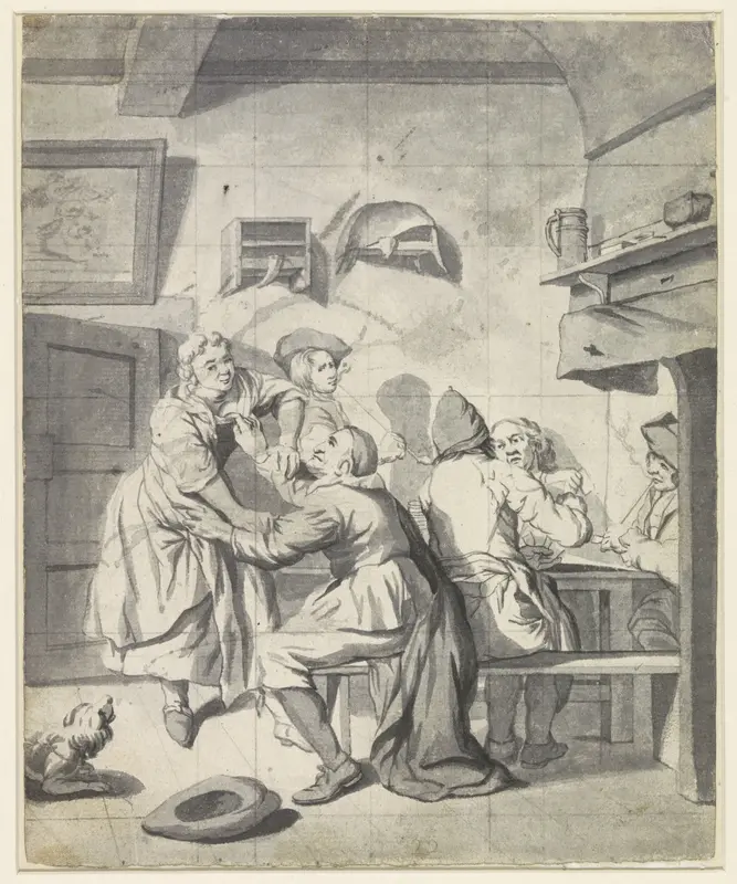 Herberginterieur Wall Art by Jan Josef Horemans (I) - High-Resolution Digital Print