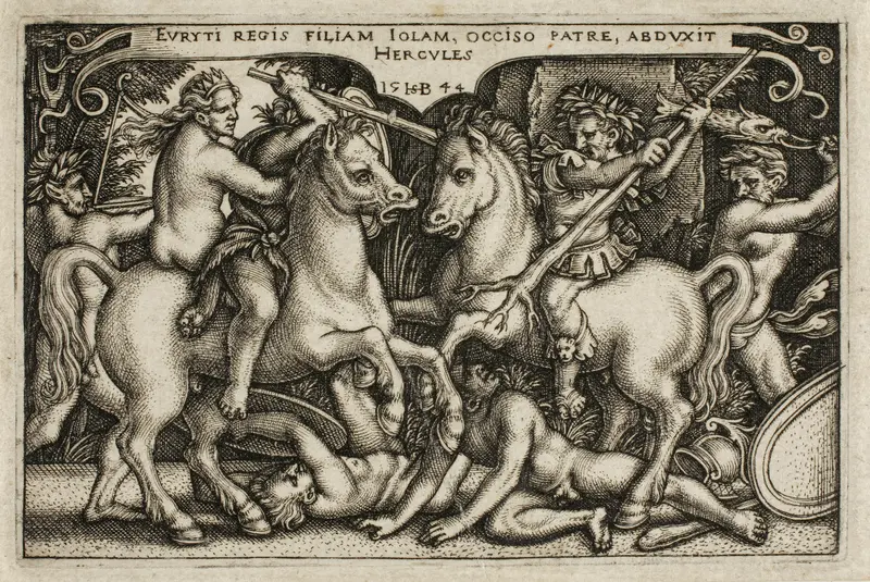 Hercules and Iole, from The Labors of Hercules