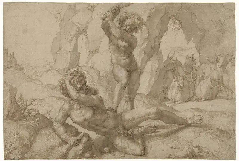 Hercules en Cacus Wall Art by Jan Gossart - High-Resolution Digital Print