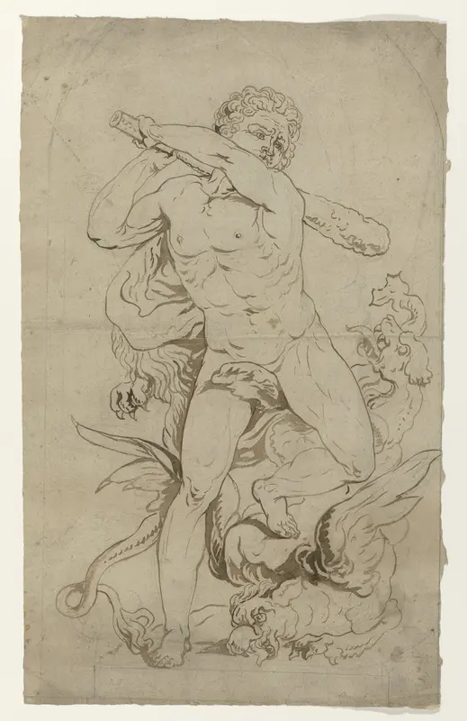 Hercules en de Hydra Wall Art by Abraham van Strij (I) - High-Resolution Digital Print