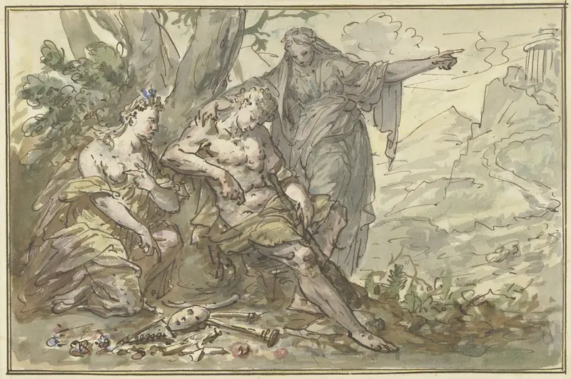 Hercules op de tweesprong Wall Art by Elias van Nijmegen - High-Resolution Digital Print