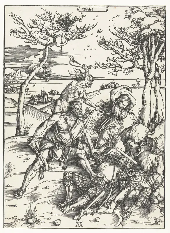 Hercules verslaat de Molioniden Wall Art by Unknown - High-Resolution Digital Print