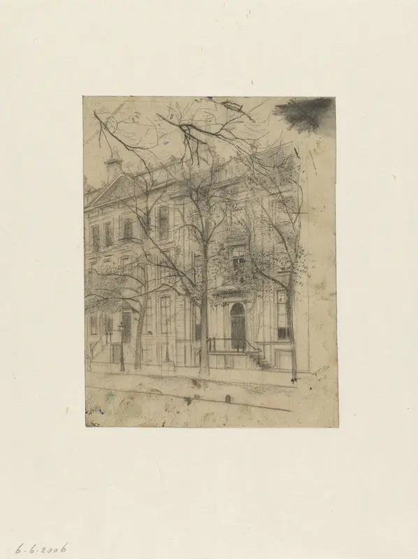 Herengracht 493 en 495 Wall Art by Cornelis Gerardus 't Hooft (1791-1871) - High-Resolution Digital Print