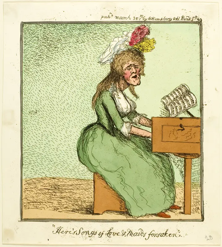 "Here's Songs of Love and Maids Forsaken"