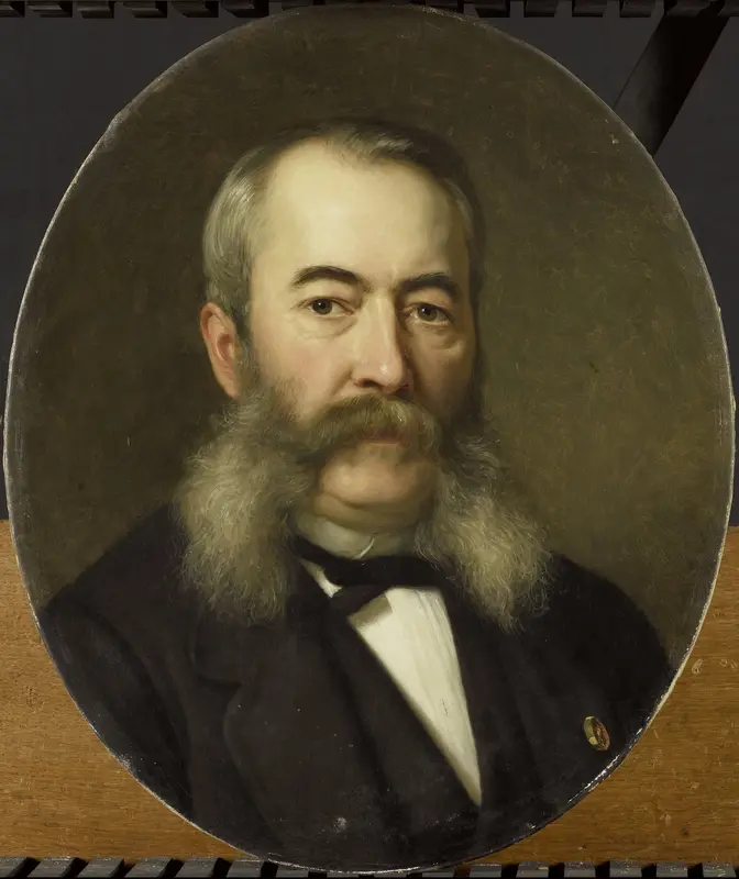Herman Frederik ten Kate. Schilder (1822-91) Wall Art by Johan Heinrich Neuman - High-Resolution Digital Print