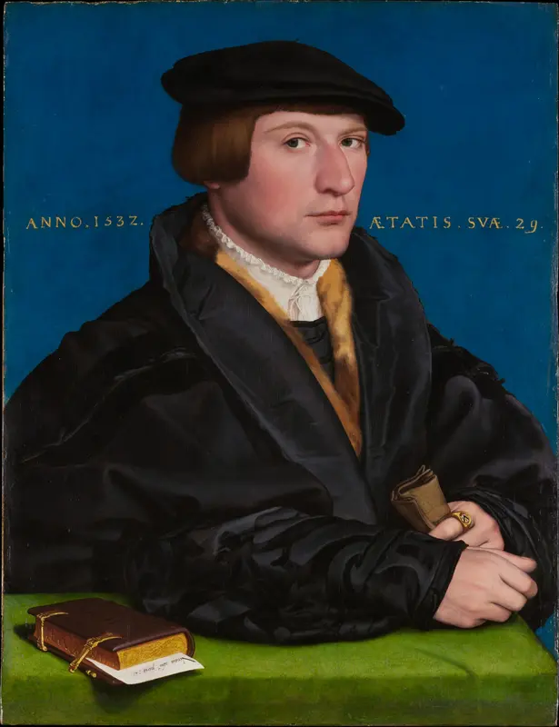 Hermann von Wedigh III (died 1560) Wall Art by Hans Holbein the Younger - High-Resolution Digital Print