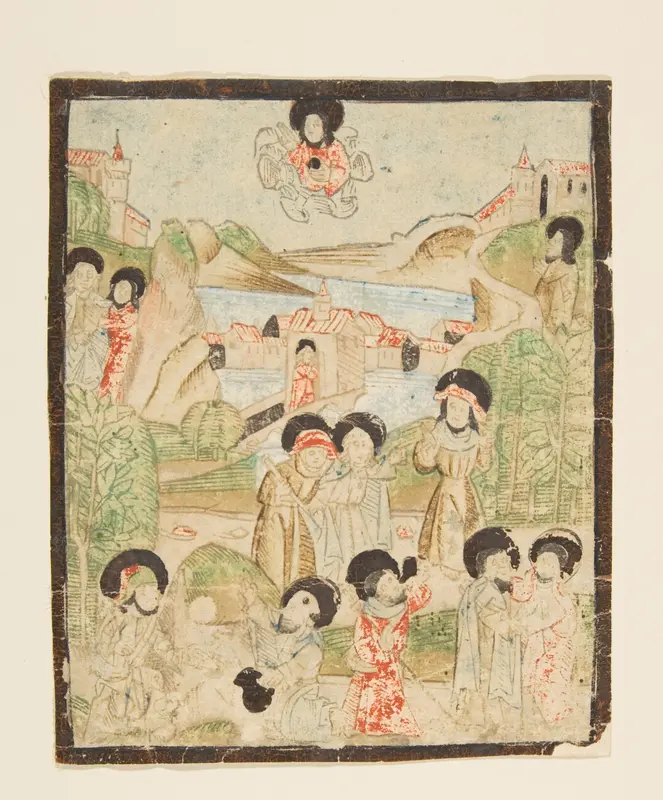 Hermit Saints Wall Art by Anonymous, German, 15th century - High-Resolution Digital Print
