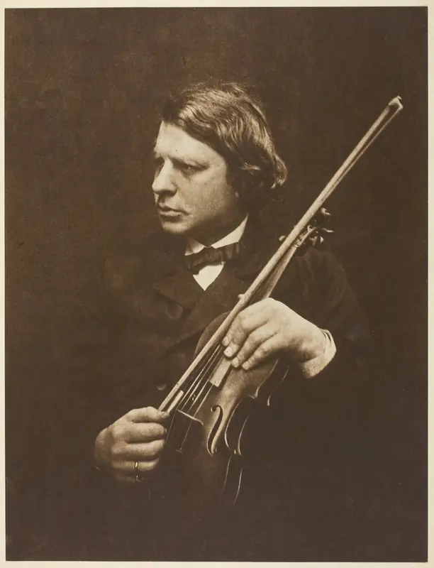 Herr Joseph Joachim Wall Art by Julia Margaret Cameron - High-Resolution Digital Print