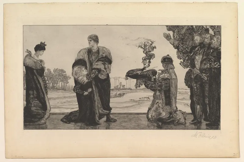 Herrscher, from the series Vom Tode Zweiter Teil Wall Art by Max Klinger - High-Resolution Digital Print
