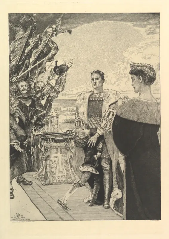 Herrscher, from the series Vom Tode Zweiter Teil Wall Art by Max Klinger - High-Resolution Digital Print